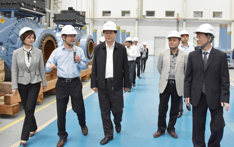 浙江省委副书记、省长车俊一行莅临我司视察