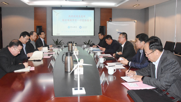 宁夏吴忠市杨金海副市长一行莅临918博天堂视察