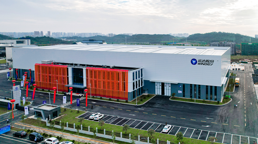 918博天堂股份永州基地首台大兆瓦机组下线